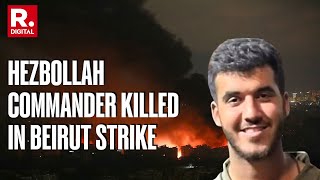 IDF Eliminates Senior Hezbollah commander in Beirut strike [upl. by Rogers]