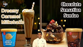 Simple 2 Frozen Dessert Dreamy Caramel Milkshake amp Chocolate Sundae CDK 1344 Chef Deenas Kitchen [upl. by Sihtam443]