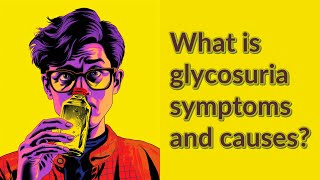 What is glycosuria symptoms and causes [upl. by Illyes]