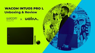 Wacom intuos pro large PTH860 Unboxing 2020 [upl. by Ahtilat]