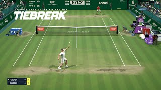 TIEBREAK  Roger Federer Vs Grigor Dimitrov I Halle Open I Expert Difficulty PS5 [upl. by Mixie144]