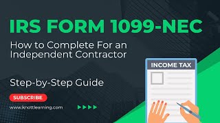 How to Complete IRS Form 1099NEC for an Independent Contractor [upl. by Janeva]