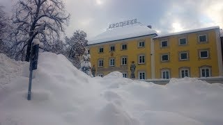 Schneechaos im Winter 2019 in Traunstein  Oberbayern [upl. by Bobette]