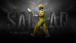 Salaar ft Dhoni  salar trailar edit dhoni  Salar trailar  dhoni as salaar  salaar 2nd trailar [upl. by Yeorgi]