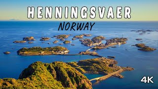 Henningsvaer Lofoten Islands Norway  4K Visual Escape [upl. by Ahsropal]