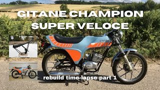 Gitane Champion Super Veloce TimeLapse Build Part 1 [upl. by Rutter]