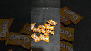 Funda tangy orange flavoured candy drink ASMR shorts [upl. by Laerol]