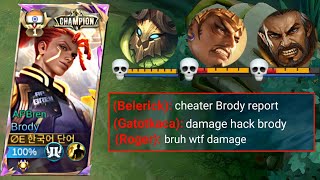 BRODY NEW SECRET TRICK TO DESTROY TANKY ENEMIES 🔥  BRODY BEST BUILD AND EMBLEM 2024 [upl. by Cormack]