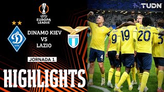 HIGHLIGHTS  Dinamo vs Lazio  UEFA Europa League 202425  TUDN [upl. by Lirva]