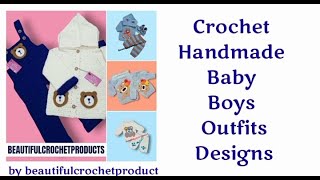 Crochet handmade 👶 Baby Boys Outfits Designs [upl. by Llennoc471]