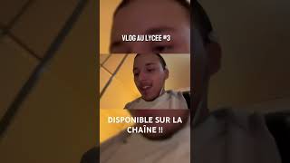 VLOG AU LYCÉE 3 DISPO  humour tiktok vlog [upl. by Oidualc]