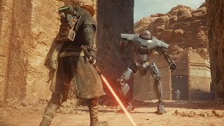 The First 23 Minutes of Star Wars Jedi Survivor PS4 Gameplay [upl. by Malchus]