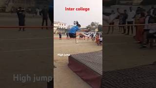 High jump competition intercollege university trending shorts youtube viral video allindia [upl. by Criswell]