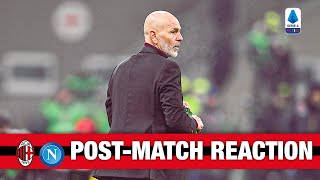 Coach Pioli and Florenzis postmatch reactions  AC Milan v Napoli [upl. by Schroder]