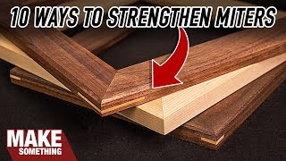 10 Ways to Reinforce Mitered Corners in Picture Frames [upl. by Niletak46]