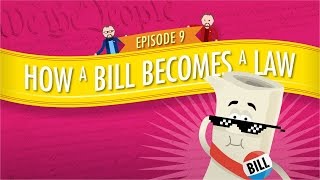 How a Bill Becomes a Law Crash Course Government and Politics 9 [upl. by Freda321]