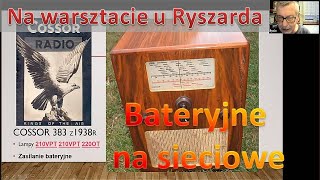 Zasilanie lampowych odbiorników bateryjnych Ryszard Magdziarz [upl. by Enidlareg]