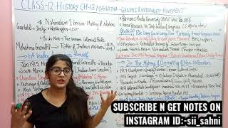 MAHATMA GANDHI AND THE NATIONALIST MOVEMENT CH13 CLASS 12 HISTORY [upl. by Helse]