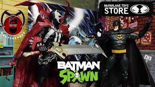 Unboxing 2Pack Batman amp Spawn Based On Comics by Todd McFarlane de McFarlane Toys en Español [upl. by Derward552]