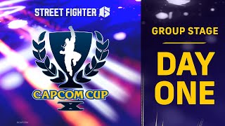 Capcom Cup X  Group Stage  Day 1 [upl. by Appel]