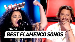 BEST FLAMENCO SONGS in The Voice [upl. by Ladonna]