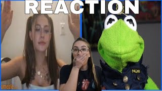 Kermits arrestin baddies on Omegle REACTION [upl. by Cerelly481]