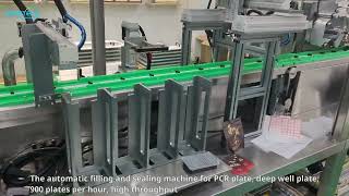 PCR Plate Filling and Sealing Machine For PCR Test Kit In Large Scale Production  ANTITECK [upl. by Anoek103]