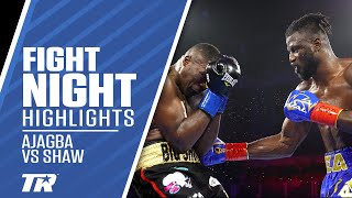 Efe Ajagba Lands 90 Jabs Get Decision Win Over Shaw  FIGHT HIGHLIGHTS [upl. by Brock216]