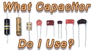 Which Capacitor Do I Use Tech Tips Tuesday [upl. by Ecirad193]