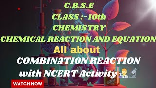 Types of reaction l Reaction l Reactant l product [upl. by Ymeraj]