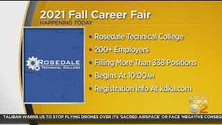 Rosedale Technical Collge Hosting Career Fair [upl. by Navada]