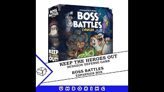 Keep The Heroes Out  Boss Battles expansion  Part 1 RulesScenario cards [upl. by Valeta275]