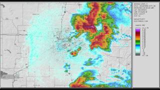 Doppler Radar  Metro Oklahoma City Tornadoes  May 24 2011 [upl. by Cristina]