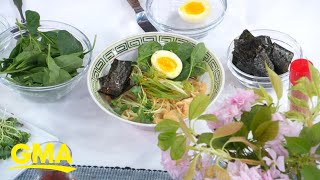 Author Candice Kumai cooks up spicy miso ramen recipe [upl. by Niaz]