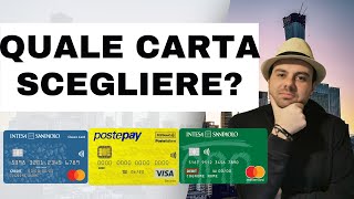 Qual è la differenza tra BANCOMAT CARTA DI CREDITO E POSTEPAY [upl. by Ymarej824]