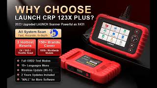 LAUNCH CRP123XPlus Scan Tool2024 New Released OBD2 Scanner [upl. by Caty]