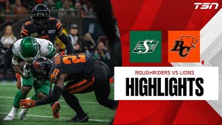 CFL Week 17 Roughriders vs Lions Full Highlights [upl. by Imotas207]