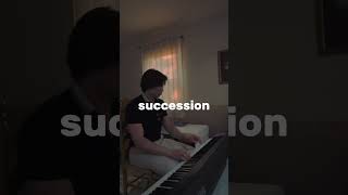 succession theme piano succession pianocover music cover [upl. by Bueschel16]