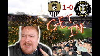 Notts county 1  0 Harrogate a MUCH NEEDED WIN [upl. by Sibell]