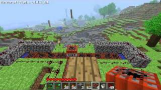 Minecraft Cannon w Adjustable Aim [upl. by Elram]