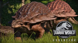 Nodosaurus  All Skins Showcased  Jurassic World Evolution [upl. by Atorod420]