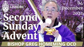 Catholic Mass Today Second Sunday of Advent 04 Dec 2022 Bishop Greg Homeming Lismore Australia [upl. by Annaira224]