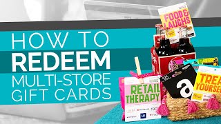 How to Redeem MultiStore Gift Cards from Giftcardscom [upl. by Rao]