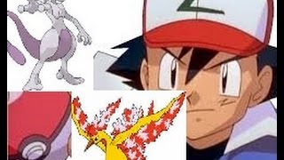 Ash Catches Mewtwo amp Moltres Pokemon Blue [upl. by Hannazus588]