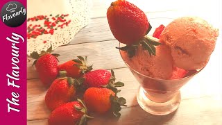 Homemade Strawberry icecream without machine  Icecream  Make Strawberry icecream at home [upl. by Suhcnip]