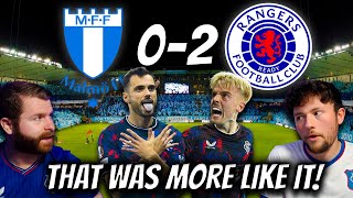 REACTION MALMO 0 RANGERS 2 THE BEST ASSIST WEVE EVER SEEN [upl. by Bland]