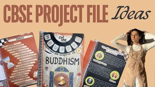 ✨CBSE PROJECT FILE IDEAS✨  Cover Page Ideas  12th 10th project files inspo  Project Files [upl. by Htebsle710]