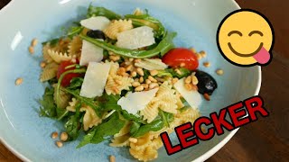 Fanstastischer Nudelsalat aus 6 Zutaten 😍 Italienisches Rezept [upl. by Ymaj]