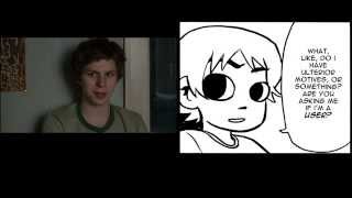 Scott Pilgrim Movie and Comic Comparison [upl. by Weidner496]