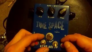 Circuit bent Caline Time Space Delay pedal by Shy Bairns Electronics [upl. by Havens]